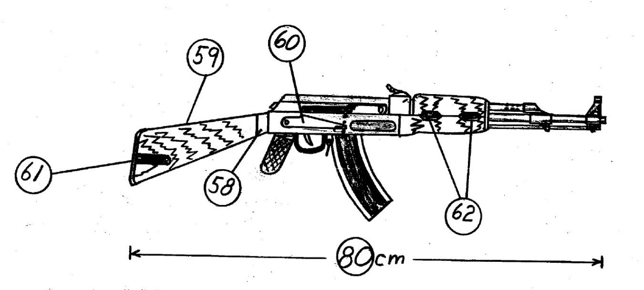 1955年CIAレポートのスケッチ