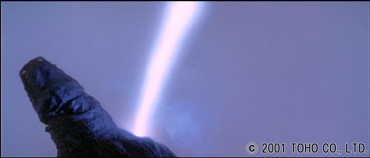 傷口から放射熱戦が漏れ爆散