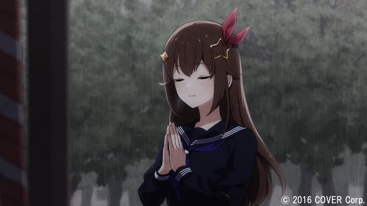 神社で願掛けするしの