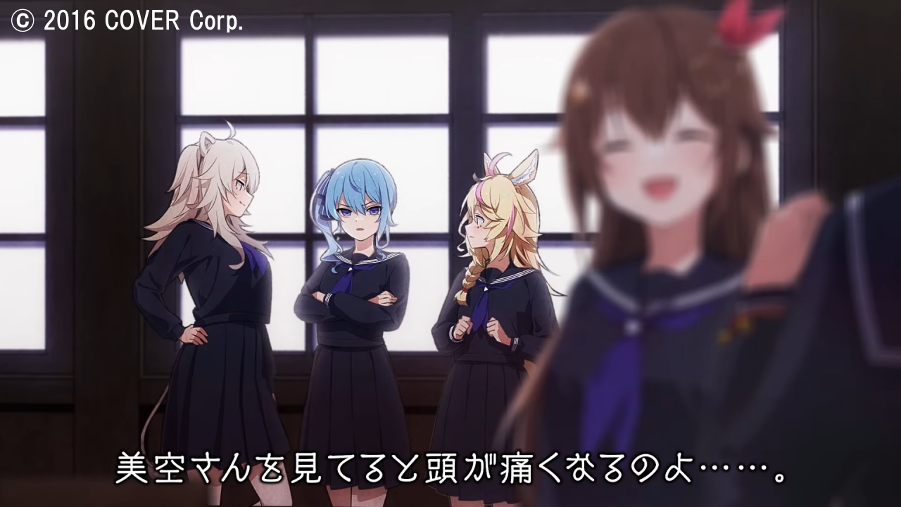 しのを見ると頭が痛くなると話すななせ