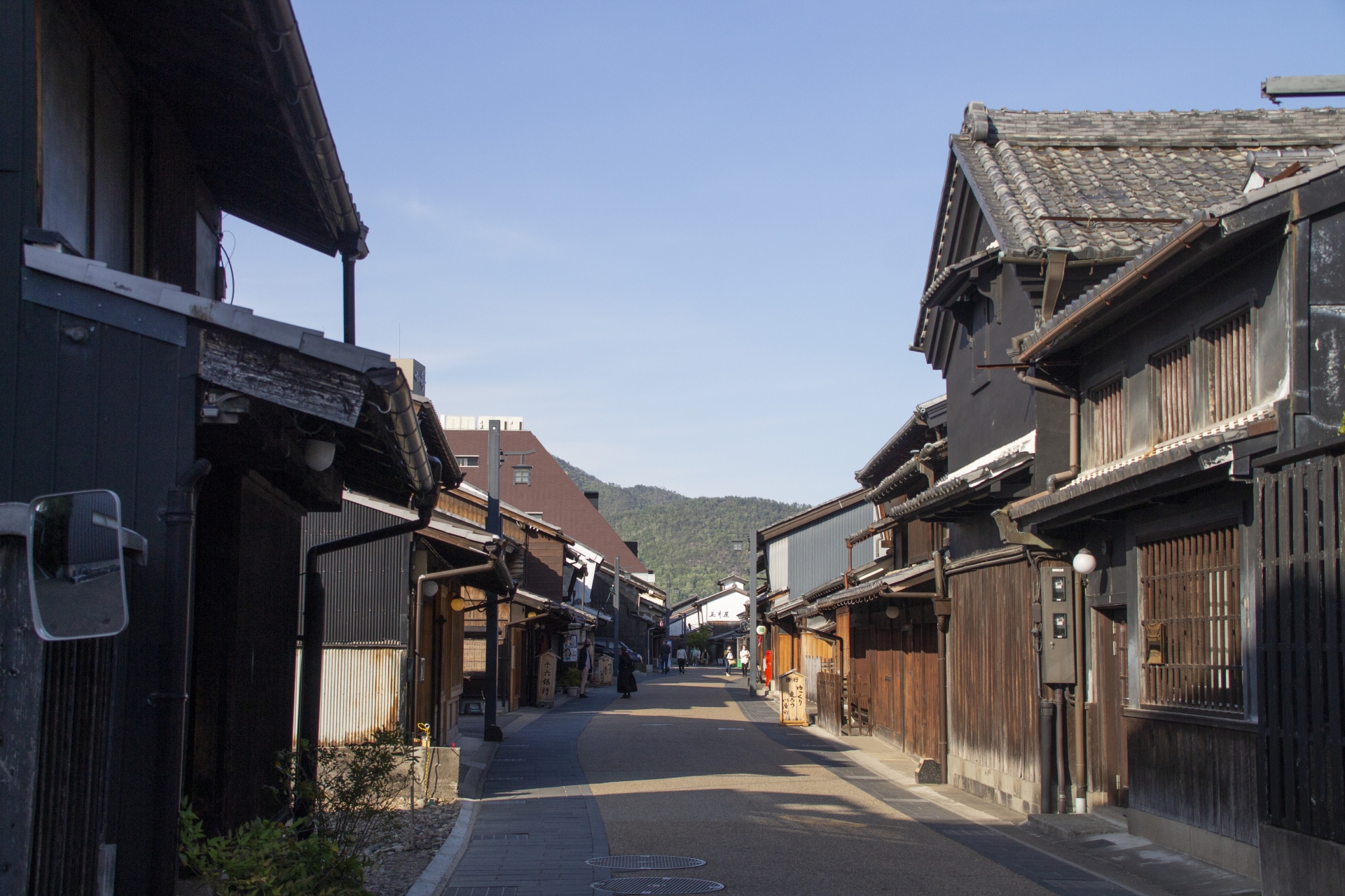 川原町の古い街並み（岐阜市）